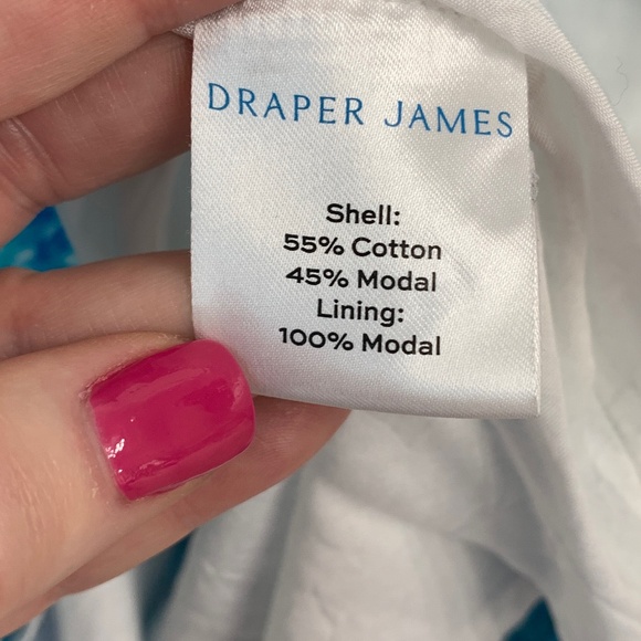 Draper James Kellie Dress in Blue Aster Floral Sz XXL - Picture 8 of 10